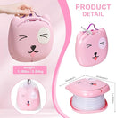2025 Upgraded Portable Potty Training, Travel Potty for Toddler, portable toilet for kids Foldable, Apply to Seat Emergency Toilet for Camping, Outdoor,Car, Indoor(Pink) by TinyTreasures Baby Boutique
