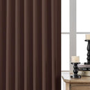 Joydeco 90 Inch Blackout Curtains for Bedroom, Thermal Insulated Curtains 90 Inches Long, Room Darkening Drapes for Living Room Window Rod Pocket Back Tab (W52 x L90 Inch, Chocolate) by TinyTreasures Baby Boutique