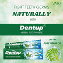 Vasu Dentup Herbal Neem Toothpaste | Ayurvedic Gum Care Toothpaste for Cavity Protection, Gum Strength, Fresh Breath | Fluoride-Free Natural Oral Care – 100g Each (Pack of 2) by CozyNest Decor