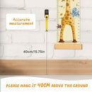 Customize Name Growth Chart Wall, Funny Giraffe Premium Canvas Removable Height Chart for Kids, Height Measurement for Wall, Unisex Kids Room Wall Decor, Measuring Height Charts by TinyTreasures Baby Boutique