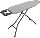 Yaheetech Foldable Ironing Board, Heavy Duty Iron Board with 9 Adjustable Heights, 4 Layer Cover and Safety Iron Rest, 52X14 Compact and Space Save Iron Board for Home Laundry Room Use, Gray by CozyNest Decor