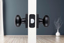 BRINKS – Contemporary Non-Locking Interior Ball Door Knob, Matte Black - Designed for Sleek and Modern Homes and Blends Seamlessly with Interior Décor (E2426-122) (10 Pack) by TinyTreasures Baby Boutique