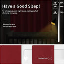 Easy-Going Blackout Curtains for Bedroom, Solid Thermal Insulated Grommet and Noise Reduction Window Drapes, Room Darkening Curtains for Living Room, 2 Panels (42x95 in, Christmas Red) by CozyNest Decor