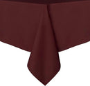 sancua Rectangle Tablecloth - 90 x 132 Inch - Stain and Wrinkle Resistant Washable Polyester Table Cloth, Decorative Fabric Table Cover for Dining Tables, Buffet Parties and Camping, Burgundy by CozyNest Decor