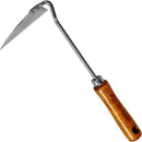 Japanese Weeding Tool Nejiri Gama Weeding Hoe Sharp Japanese Steel with Wood Handle, Nejiri Gama Weeding Sickle, Made in Japan, Hand Weeder Tool for Garden, Silver by GreenHaven Gardens