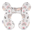 vocheer Baby Travel Pillow(Upgraded), Head and Neck Support Pillow for Pushchair, Car Seat,Stroller, Bouncer, Cotton, Hedgehog by TinyTreasures Baby Boutique