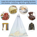 Vivifying Extra Large Mesh Laundry Bag, 2 Pack XXL Oversize Honeycomb Mesh Wash Bags for Washing Machine, Coats, Stuffed Toys, Blanket, Bedding, Sweater, Delicates Clothes (27 x 35 Inches) by TinyTreasures Baby Boutique
