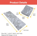 Folding Yoga Travel Pilates Mat Foldable Easy to Carry to Class Beach Park Tear resistant Travel Picnics 4mm Thick 9 Colors by TinyTreasures Baby Boutique