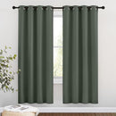NICETOWN Dark Mallard Blackout Curtains for Bedroom - Room Darkening Energy Saving Thermal Insulated Grommet Sound Reducing Window Treatments for Living Room (2 Panels, W46 x L72) by TinyTreasures Baby Boutique