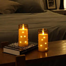 Aignis Flickering Flameless Candles Battery Operated Candles LED Candles with Remote Timer for Home/Wedding/Birthday/Holiday Decor ，Brown 3D Flame Set of 2 (D3 xH6 6") by CozyNest Decor