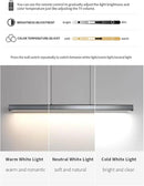 JAYMP Minimalist Linear Pendant Light Dimmable LED Modern Chandelier Dining Room Island Light Restaurant Cafe Bar Office Hanging Lamp Black 45" by CozyNest Decor