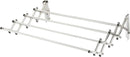 AERO W Racks Stainless Steel Wall Mounted Collapsible Laundry Clothes Drying Rack 60 Pound Capacity 22.5 Linear Ft by CozyNest Decor