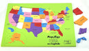 Imagimake Mapology USA Map with Capitals | Learning States and Capitals | US Geography Toys for Ages 8-13 | Jigsaw Puzzles for Kids Ages 8-10 | Educational Back to School Gifts for Kids Age 5-7 & 9-12 by TinyTreasures Baby Boutique