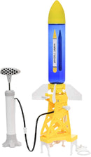 PLAYSTEM Outdoor Water Powered Rocket Physics Learning Set-with Rocket Tail, Body and Pump DIY Rocket Science Experiment Kit- Space STEM Outdoor Toys Gift for Kids,Teens, Boys & Girls by TinyTreasures Baby Boutique