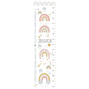 Personalized Kids Height Chart - Canvas Growth Ruler for Boys and Girls - Custom Name Banner with Removable Nursery Wall Decor - Gift for Kid’s Room Decoration by TinyTreasures Baby Boutique