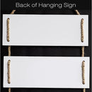 EXCELLO GLOBAL PRODUCTS Large Hanging Wall Sign: Rustic Wooden Decor (Stout, Pilsner, IPA, Porter, Lager, Brown Ale) Hanging Light Wood Wall Decoration (11.75" x 32") by CozyNest Decor