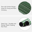 Garmeinea Garden Stakes 48 Inches Plastic Coated Steel Plant Stakes for Growing Climbing Plants, Pack of 25 by CozyNest Decor