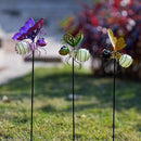 Garden Decor for Outside,3 Pcs Luminous Insect Garden Decorative Stakes,Glow in The Dark Bee Lights Metal Yard Art,Waterproof Outdoor Spring Lawn Patio Pathway Decoration for Mom,Women,Grandma by CozyNest Decor