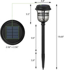 XMCOSY+ Solar Pathway Lights Outdoor, High Lumens LED Garden Lights with 2 Lighting Modes, Solar Powered Light, IP65 Waterproof Auto ON/Off for Yard Walkway Driveway Decor (Warm & Cool White) by GreenHaven Gardens