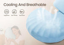 Pregnancy Pillow for Sleeping Memory Foam Pillow for Side Sleeper, Maternity Pillow Support for Back, Belly, HIPS for Pregnant Women, Portable and Adjustable Travel Wedge Pillows Cooling Blue by TinyTreasures Baby Boutique