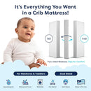 Moonlight Slumber Little Dreamer Mini Crib Mattress - Dual-Sided, 2-Stage Baby and Toddler Mattress with Plush and Extra Firm Layers and Waterproof Cover - 38"x 24"x 5" by TinyTreasures Baby Boutique