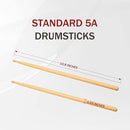 5A Wood Drum Sticks for Kids: 2 Pairs Drumsticks for Electronic Drumming Children Adults Beginner Percussion Accessories by TinyTreasures Baby Boutique