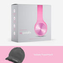 LilGadgets Connect+Wired Kids Headphones for School with Microphone, Volume Limiting & Noise Reduction Over-Ear Headset with Cord, SharePort Technology & SoftTouch Padding, Pink - Kid Headphones by TinyTreasures Baby Boutique