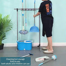 Broom Mop Holder Floor-Mounted mop Rack Cleaning Tool storage for laundry room closet organizer (6racks) by CozyNest Decor