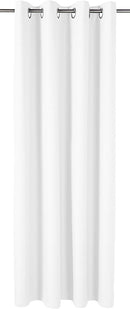 Amazon Basics Light Blocking Room Darkening Blackout Window Curtain with 2 Panels Grommets, for Living Room and Bedroom, 52 x 63 inches, White - Set of 2 by TinyTreasures Baby Boutique