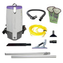 ProTeam Super Coach Pro 10 Commercial Backpack Vacuum with ProLevel HEPA Media Filtration and ProBlade Carpet Tool Kit, 10 Quart, Corded, 107536 by CozyNest Decor