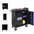 Movable Lockable Double Door Partition Storage Locker by HouseOfZazla