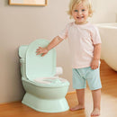 2-in-1 Toddler Potty Training Toilet - Larger Potty Chair & Detachable Training Seat for Boys & Girls Ages 1-3 with Flushing Sound, Wipes Storage, Toilet Paper Holder by TinyTreasures Baby Boutique