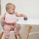 Baby Bib for Eating by Bella Tunno, Waterproof Silicone Bib with Large Food Catcher, Adjustable Fit for Babies 4-12 months & Toddlers 1-3 Years, Boys & Girls, Little Sis by TinyTreasures Baby Boutique