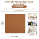 Baby Play Mat 48"x48" – Thick, Non-Slip Foam Mat for Babies and Toddlers. Foldable, Scrubbable, Odorless, and Soft, Ideal for Playpens, Crawling, and Indoor Playtime-Brown by TinyTreasures Baby Boutique