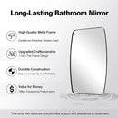 ANDY STAR Oval Mirrors for Bathroom, 30x48’’ Black Oval Mirror for Bathroom, Oblong Mirrors with Black Metal Frame Pill Shaped Mirror Wall Mounted Horizontal or Vertical by CozyNest Decor