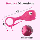 Baby Proofing Door Stopper, Door Pinch Guards Protect Child Fingers & PET Tails. Baby Safety Finger Protectors Prevent Pinch Injuries – Kids and Adults Love Whale Pinch Guard(Pink Pack of 2) by TinyTreasures Baby Boutique