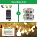 Globe String Lights Plug in 116 Ft. 200 LED 8 Modes with Remote,Waterproof Fairy String Lights for Indoor Outdoor Bedroom Party Wedding Garden Christmas Tree Decor,Warm White by GreenHaven Gardens