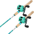 Sougayilang Fishing Rod and Reel Combo, 2-Piece 5-Foot 6-Inch Graphite & Fiberglass Rod, Durable and Strong, Quickset Anti-Reverse Fishing Reel (1Pack/2Pack) by TinyTreasures Baby Boutique