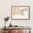 Vintage Map of Prussia 1836