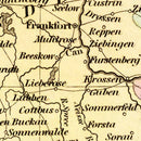 Vintage Map of Prussia 1836