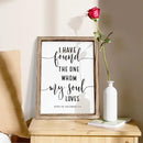 Christian Wall Decor, Master Bedroom Decoration Above Bed, Wedding Decoration, Framed Wall Plaque Sign 15 * 11.5 inches, Song of Solomon 3:4 Sign, I Have Found the One Whom My Soul Loves by CozyNest Decor