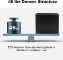 Metal Large Rectangular Planter Box Outdoor 30" H x 34" W x 10" D,Tall Flower Pot with Quick Installation,Long Black Planters for Outdoor Plants with Drainage Holes for Plants,Patio,Garden by CozyNest Decor