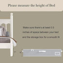 Under Bed Storage Containers, 2-Pack Underbed Storage Box, Collapsible Clothes Storage Bins with Handles and Lid, Large Under Bed Organizers for Shoe, Blanket, Pillow, Sheet, Gray