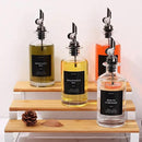Molimoli Olive Oil Dispenser Bottle for Kitchen With Weighted Pourer - Glass Cruet Set of 4 | 350ml by CozyNest Decor