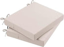 AAAAAcessories Outdoor Seat Cushions for Chairs, Waterproof, Fade-Resistant Patio Furniture Replacement Cushions, 20" x 18" x 3", Set of 2, Khaki Beige by GreenHaven Gardens