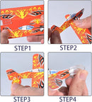 Manmel 50 Pcs Foam Gliders Planes Toys for Kids, Paper Airplane, Party Favors Goodie Bag Stuffers, Outdoor Flying Toys, Bulk for Classroom Prizes Boys and Girls by TinyTreasures Baby Boutique
