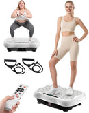 Vibration Plate Exercise Machine, Vibrating Platform for Lymphatic Drainage with 120 Speeds, Upgraded Vibrated Plates for Weight Loss, Full Body Workout Equipment for Fitness at Home by CozyNest Decor