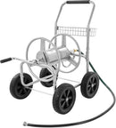 VEVOR Hose Reel Cart, Hold Up to 300 ft of 5/8’’ Hose, Garden Water Hose Carts Mobile Tools with 4 Wheels, Heavy Duty Powder-Coated Steel Outdoor Planting with Storage Basket, for Garden, Yard, Lawn by GreenHaven Gardens