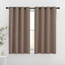 NICETOWN Insulated Blackout Curtains and Drapes - Microfiber Energy Saving Thermal Insulated Solid Grommet Blackout Draperies for Kitchen (1 Pair, 46 inches by 54 Inch, Cappuccino) by TinyTreasures Baby Boutique
