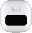 Bril UV-C Toothbrush Sanitizer, Portable Cleaner, Travel Cover, Magnetic Holder, and Rechargeable Case for Any Size Toothbrush, White by CozyNest Decor